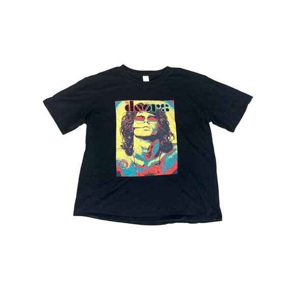 Doors Jim Morrison Unisex T-shirt 60's Music Band Tees Legendary Singer Size L - Picture 2 of 5